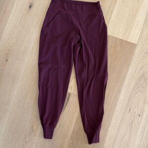 Burgundy Jogger Pants lululemon